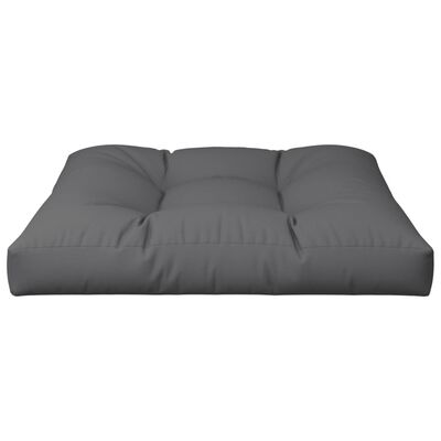 vidaXL Cojín para sofá de palets de tela antracita 70x70x12 cm