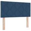 vidaXL Cama tipo Box Spring con colch&oacute;n Azul 120 x 190 cm tela