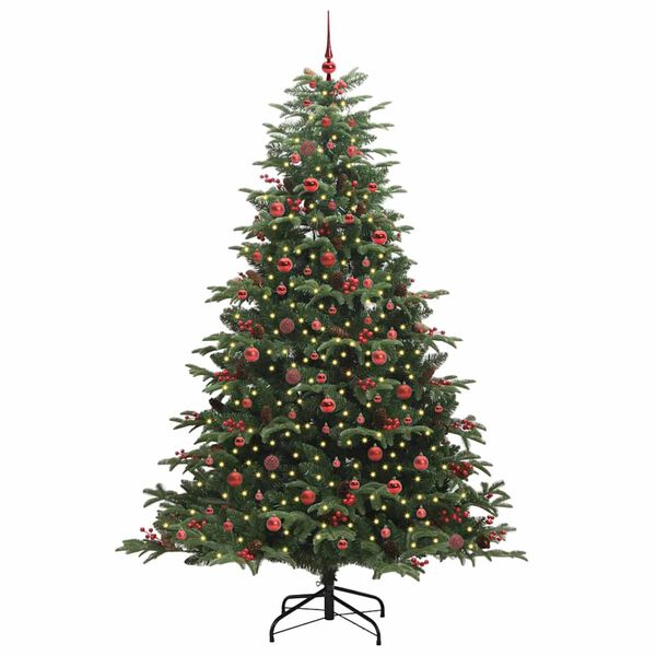 vidaXL &Aacute;rbol de Navidad artificial Verde 240 cm PVC, Metal y Pl&aacute;stico