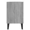 vidaXL Mueble de TV con patas de metal gris Sonoma 103,5x30x50 cm