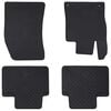 vidaXL Alfombrilla de Coche 4 pcs Negro compatble con 308 SW 2021-