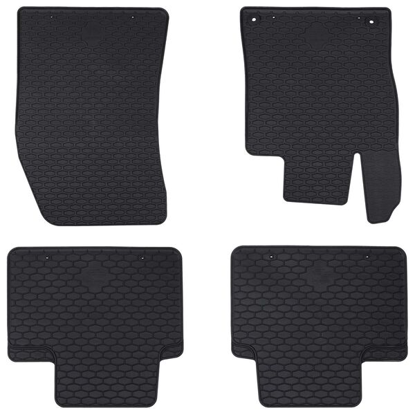 vidaXL Alfombrilla de Coche 4 pcs Negro compatble con 308 SW 2021-