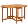 vidaXL Mesa de jard&iacute;n madera maciza de acacia 130x90x72 cm