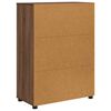 vidaXL Gabinete de Ba&ntilde;o con caj&oacute;n Roble Marr&oacute;n 72,5 x 36,5 x 100 cm