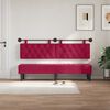 vidaXL Cabecera Colgante Rojo vino 170 x 55 x 7 cm Terciopelo