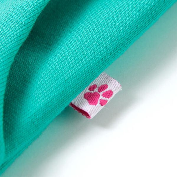 Pantal&oacute;n infantil con perneras anchas verde menta 116