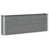 vidaXL Arriate elevado 2 pcs WPC y Aluminio