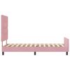 vidaXL Cama tipo Box Spring con cabecera Rosa 80 x 200 cm Terciopelo