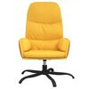 vidaXL Silla de relax de tela amarillo mostaza