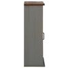 vidaXL Armario colgante HALDEN con puerta corredera 49x22,5x70 cm gris