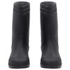 vidaXL Botas de agua negro número 42 PVC