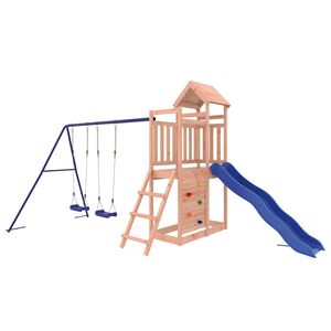 vidaXL Parque infantil de exterior madera maciza Douglas