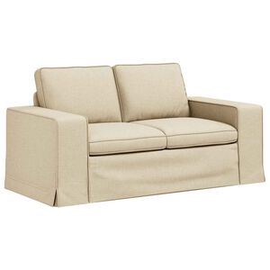 vidaXL Sof&aacute; Crema 162 x 80 x 82 cm tela