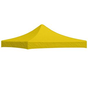 vidaXL Techo de carpa para celebraciones amarillo 3x3 m 270 g/m&sup2;