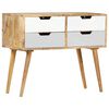vidaXL Aparador de madera maciza de mango 85x40x71 cm