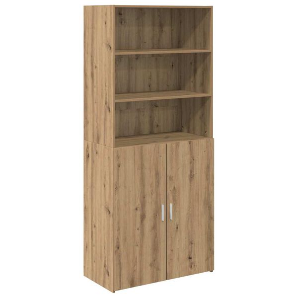 vidaXL Alacena Roble artesanal 80 x 42,5 x 185 cm Madera contrachapada