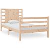 vidaXL Estructura de cama sin colchón madera maciza de pino 90x190 cm