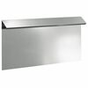 vidaXL Valla para caracoles 50 x 3,5 x 25 cm Acero Galvanizado