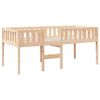 vidaXL Cama para ni&ntilde;os sin colch&oacute;n madera maciza de pino 75x190 cm