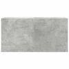vidaXL Mueble de pared ba&ntilde;o madera ingenier&iacute;a gris hormig&oacute;n 80x25x40cm