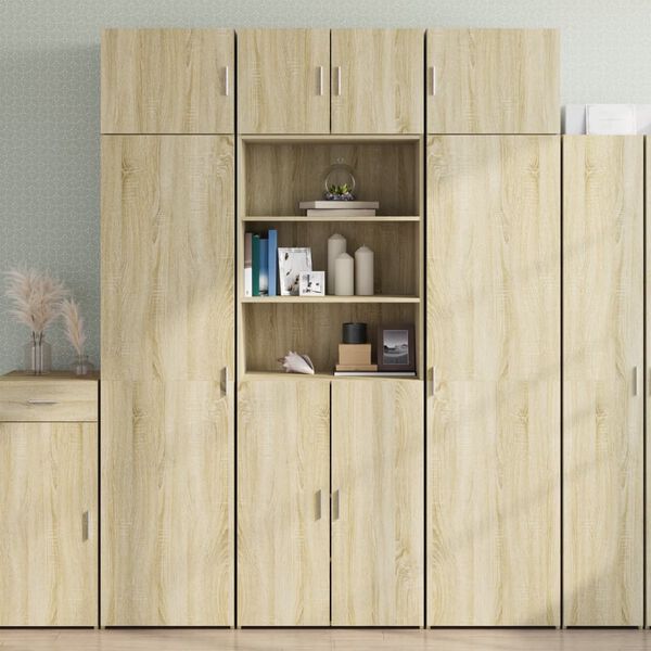 vidaXL Armario de madera de ingenier&iacute;a roble Sonoma 70x42,5x225 cm