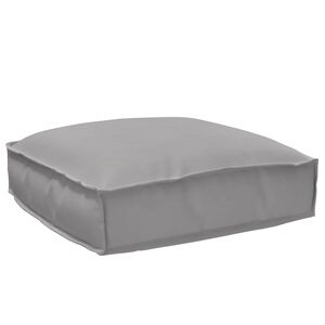 vidaXL Coj&iacute;n Tela Oxford Gris 50 x 50 x 12 cm