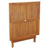 vidaXL Mesa de jard&iacute;n plegable madera maciza de acacia 90x90x75 cm