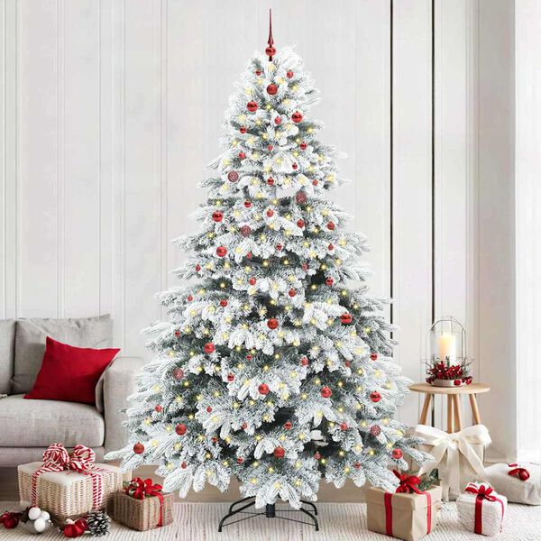 vidaXL &Aacute;rbol de Navidad artificial con 300 LED 240 cm PE y PVC