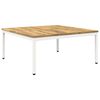 vidaXL Mesa de centro Blanqueado 98 x 100,5 x 45 cm