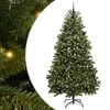 vidaXL &Aacute;rbol de Navidad artificial 240 cm 300 LED Blanco C&aacute;lido Verde