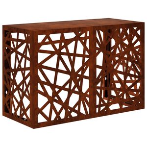 vidaXL Funda para Aire Acondicionado Oxidado 90 x 40 x 60 cm
