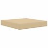 vidaXL Coj&iacute;n para sof&aacute; de exterior 2 pcs Beige Poli&eacute;ster