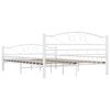 vidaXL Estructura de cama sin colchón metal blanco 140x200 cm