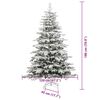 vidaXL Árbol de Navidad artificial con ramas articuladas 180 cm