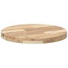 vidaXL Tablero de mesa redondo madera maciza de acacia &Oslash;50x4 cm