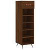 vidaXL Zapatero madera de ingenier&iacute;a roble marr&oacute;n 30x35x105 cm