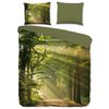 Good Morning Funda de edred&oacute;n WOODS 240x200/220 cm verde
