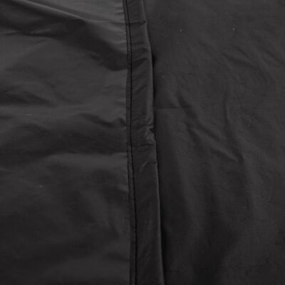 vidaXL Cubierta de banco de 3 plazas Oxford 420D negro 165x70x65/94 cm