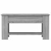 vidaXL Mesa de centro madera de ingenier&iacute;a gris Sonoma 101x49x52 cm