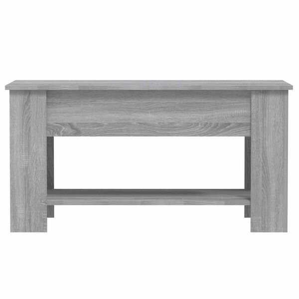 vidaXL Mesa de centro madera de ingenier&iacute;a gris Sonoma 101x49x52 cm