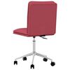 vidaXL Silla de comedor de cuero sint&eacute;tico rojo tinto