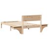 vidaXL Estructura de cama Marr&oacute;n 90 x 190 cm Madera de pino macizo