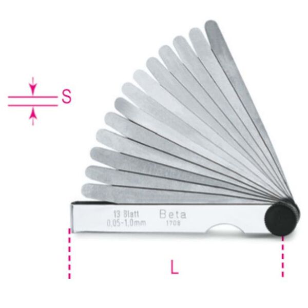 Beta Tools Calibrador de grosor m&eacute;trico