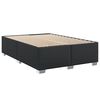 vidaXL Cama box spring con colchón cuero sintético negro 140x200cm