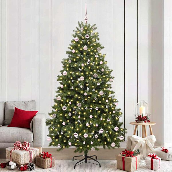 vidaXL &Aacute;rbol de Navidad artificial Verde 240 cm PVC y Metal