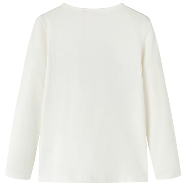 Camiseta infantil de manga larga crudo 92