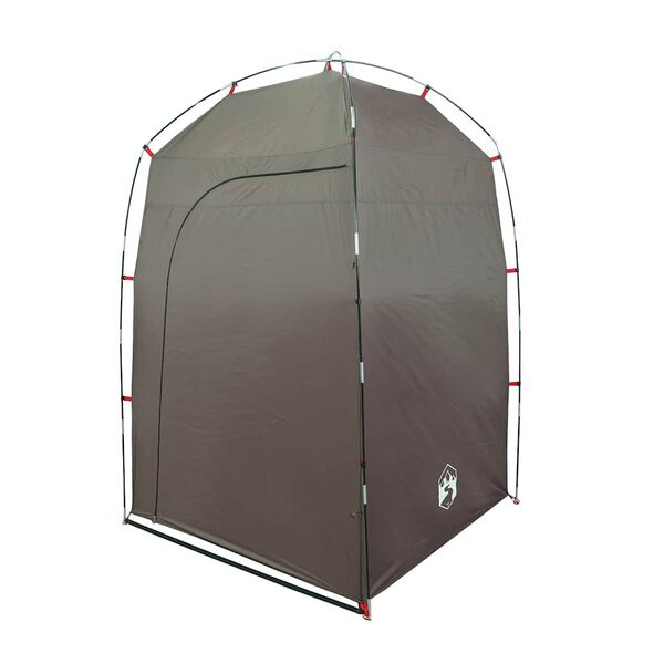 vidaXL Tienda de ducha impermeable marrón