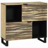 vidaXL Aparador Marr&oacute;n 80 x 33 x 75 cm madera maciza de mango
