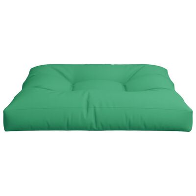 vidaXL Cojín para sofá de palets de tela verde 80x80x12 cm