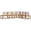 vidaXL Conjunto de sof&aacute;s de exterior 6 Pieza Natural